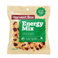 Harvest Box Energy Mix  45g  - Carton of 120 - $1.70/Unit GST FREE